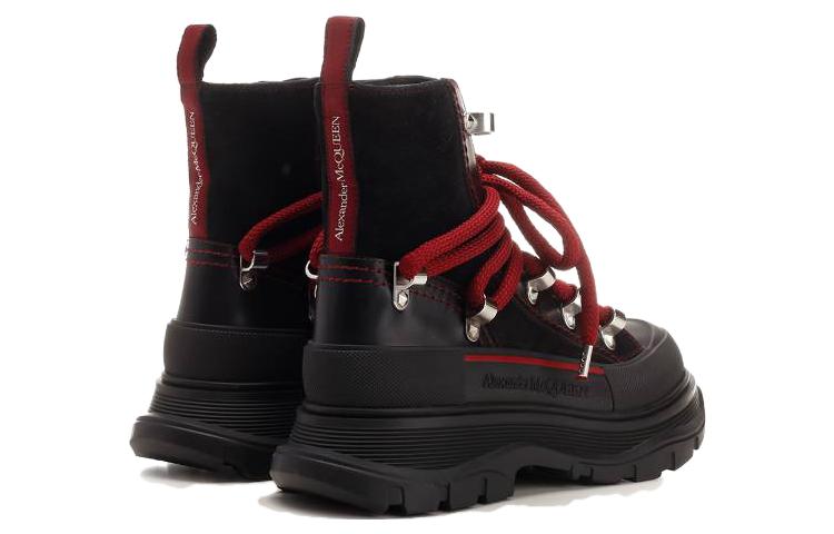 Alexander McQueen Tread Slick Short Martin Boot 5cm Women's Black