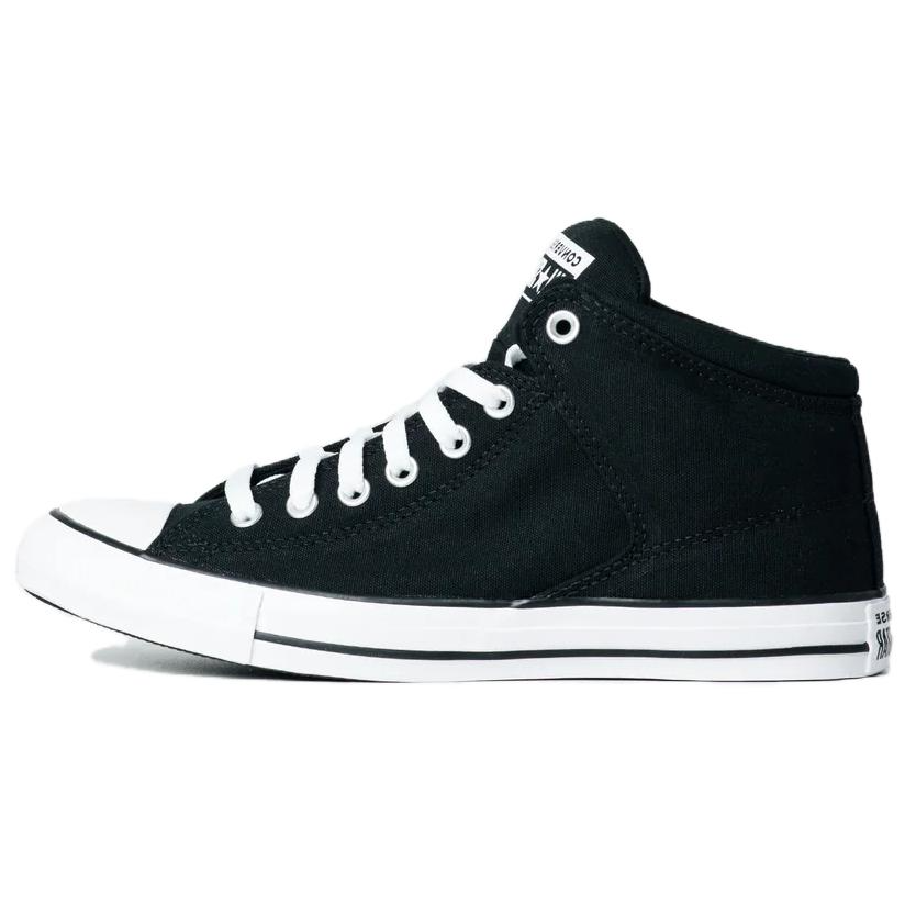 Converse CTAS Mid Top Canvas Shoes Men's Black