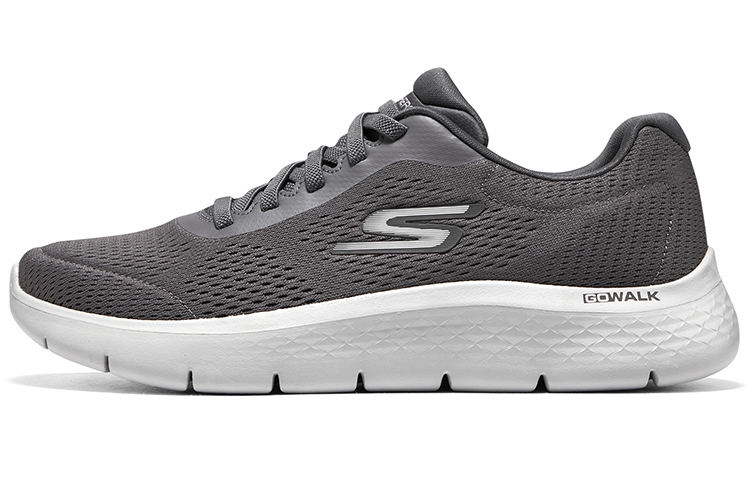 Skechers Go Walk Fle Low Top Casual Shoes Men's Gray