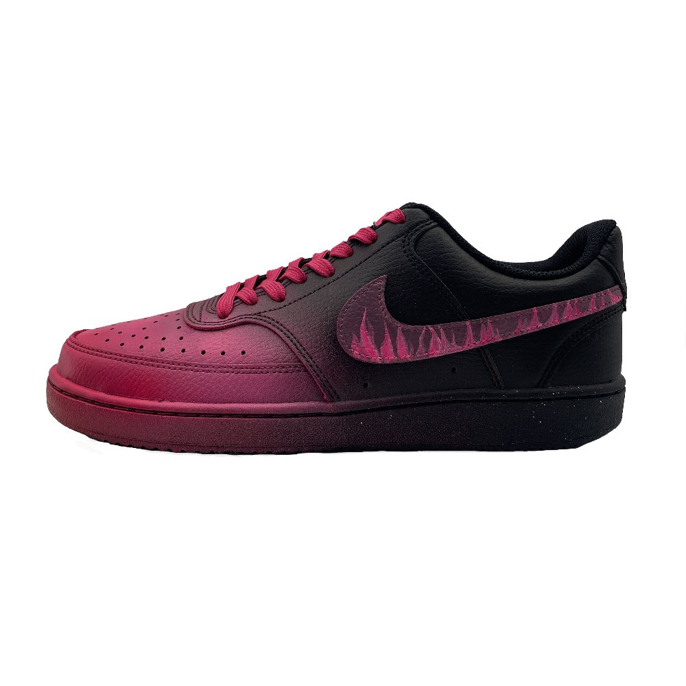 Nike Court Vision Low Slip-Resistant Cushioning Wear-Resistant Low-Top Skateboard Shoes Unisex Neon