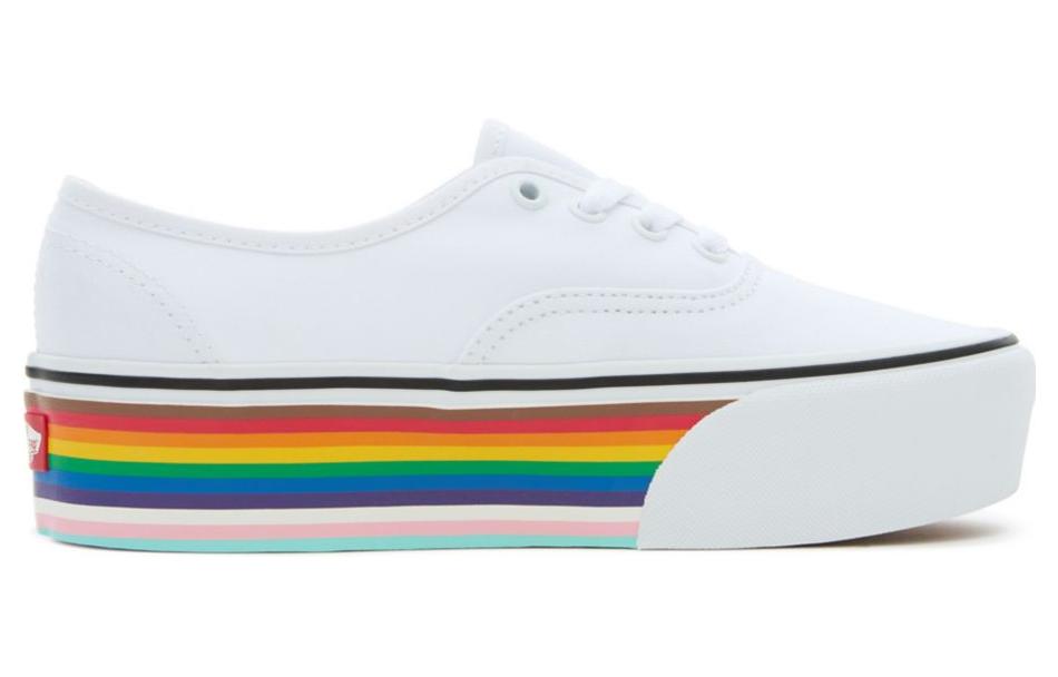 Vans Authentic Series Pride Low Top Skateboard Shoes Unisex White купить в интернет-магазине Yoocart с быстрой доставкой по России.