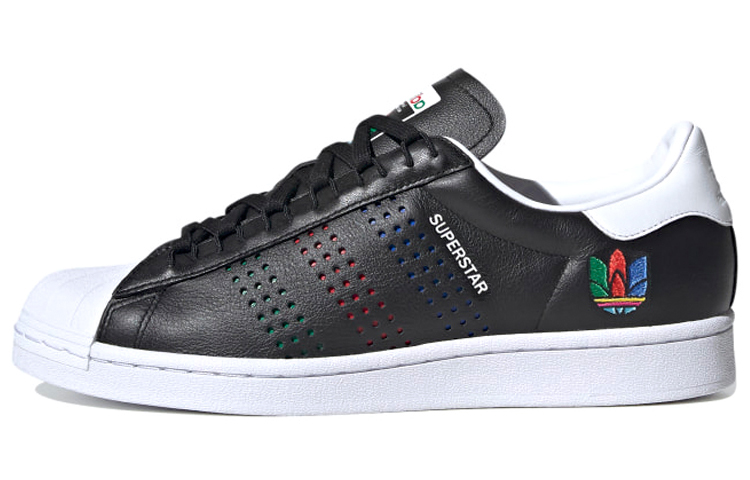 Adidas Originals Superstar Colorful Trefoil Core Black