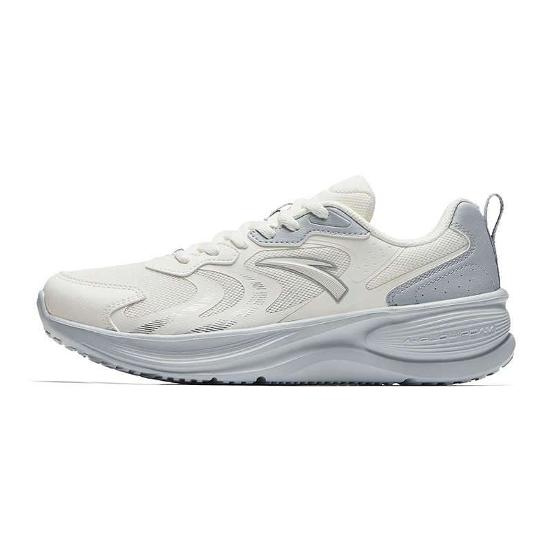 Anta Speeding Lightweight Height Increasing Low Top Running Shoes Women's White Blue