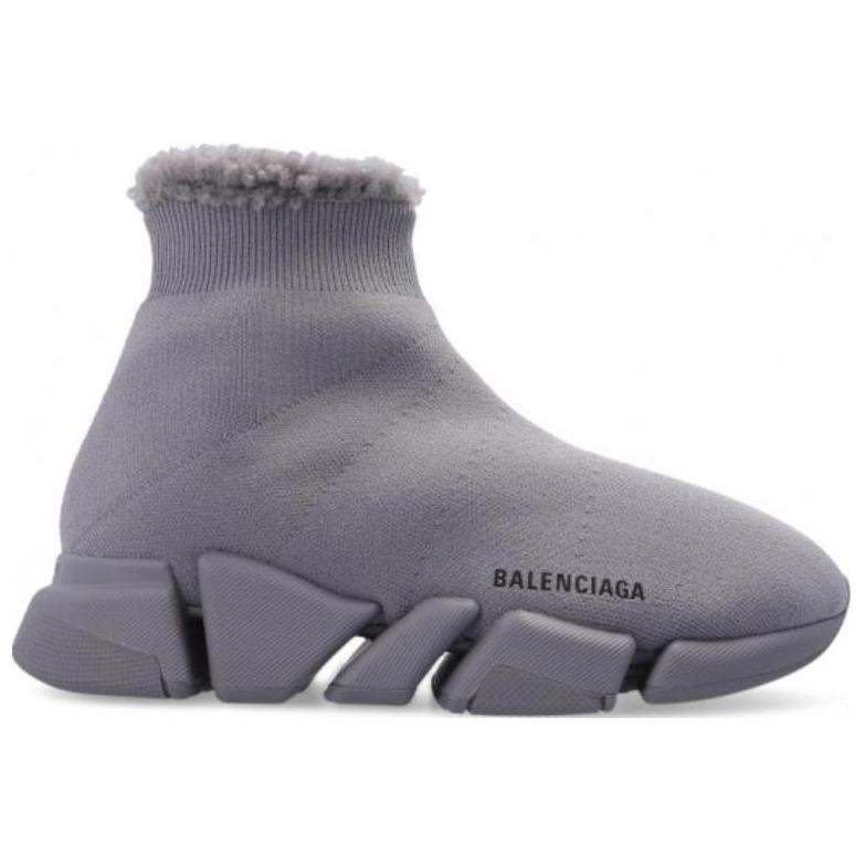 Balenciaga Speed 2.0 Sneakers 'Grey Recycled Knit' Women's