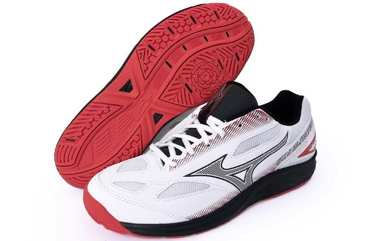 Mizuno Sky Blaster 3 Wide 'White Black Cayenne' купить в интернет-магазине Yoocart с быстрой доставкой по России.