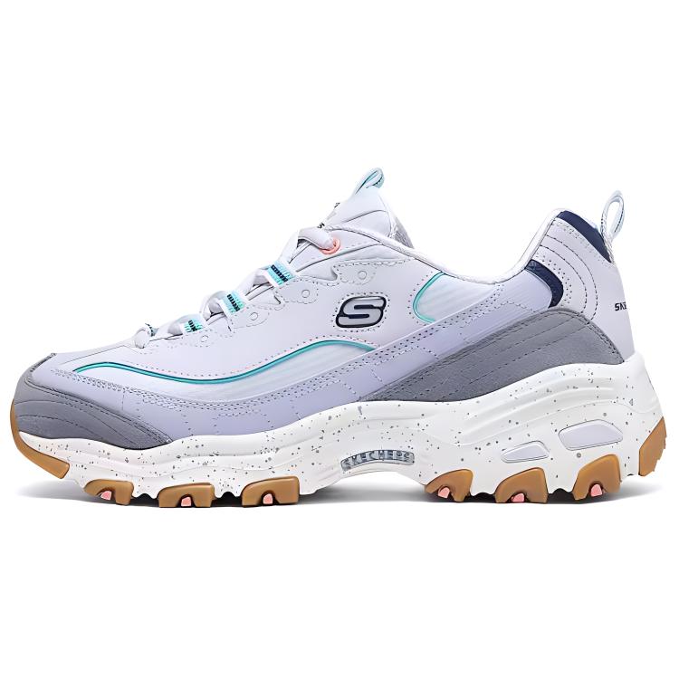 Skechers D'LITES 1.0 Wear-Resistant Low-Top Running Shoes Women's Lavender