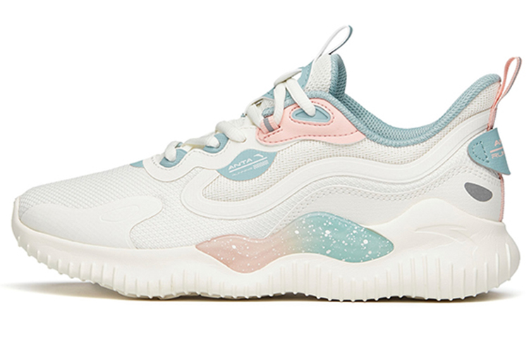 ANTA Running Collection Running Shoes Women's Low-Top White/Blue/Pink