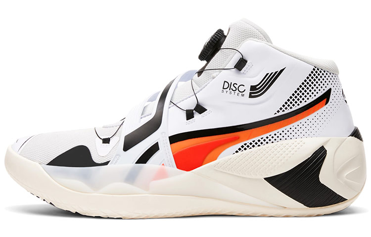 PUMA Disc Rebirth White Fiery Coral