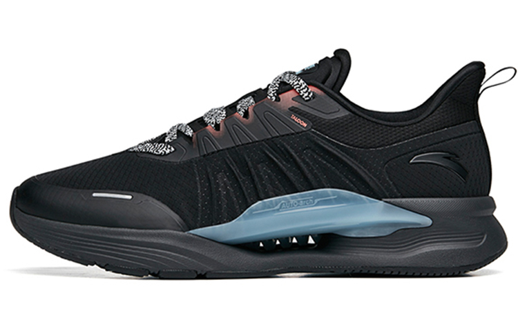 Anta Variety Training Collection Anti Slip Wear Resistant Low Top Training Shoes Men's Black Red