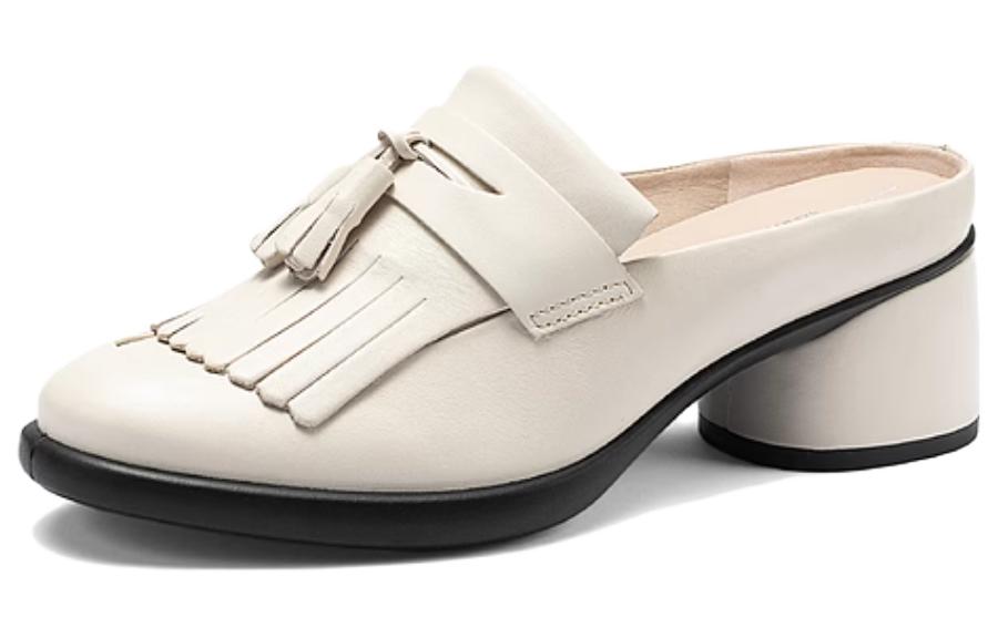 Ecco Antibacterial Quick-Dry Slip-Resistant Wrap-toe Slippers Women's Lime Gray