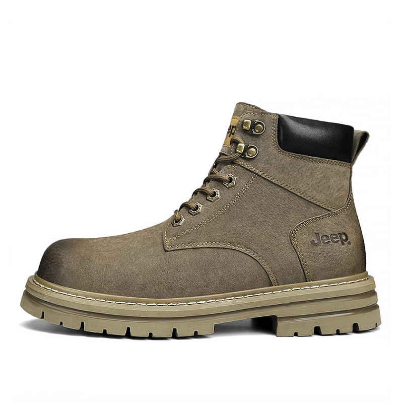 Jeep Short Martin Boot Men's Brown Gray