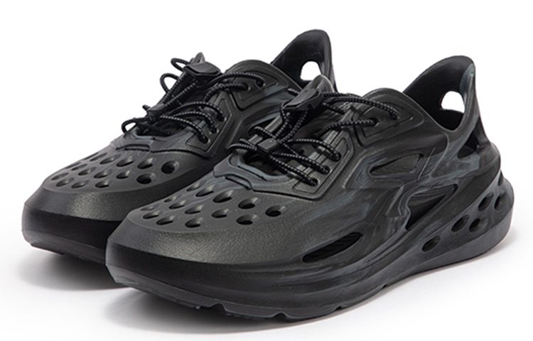 361° BIG 3 River Trekking Shoes Unisex Obsidian Black/Smoke Gray