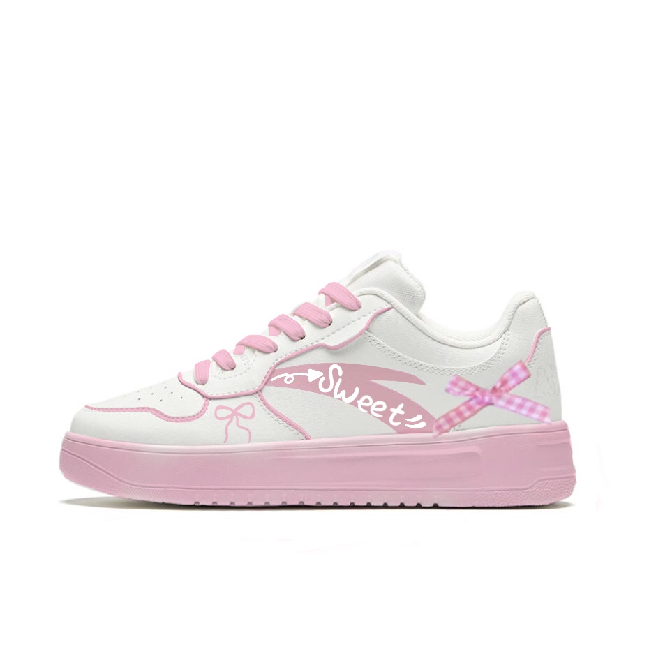 Anta Relaxed Slip Resistant, Abrasion Resistant, Lightweight Low Top Skateboard Shoes Unisex Pink