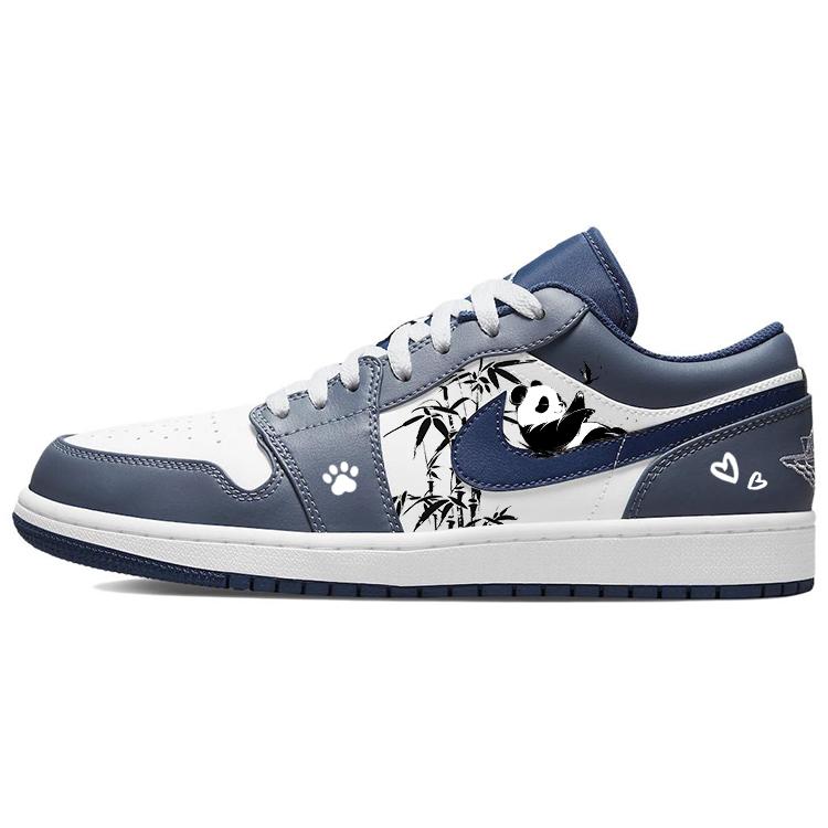 JORDAN Air JORDAN 1 Vintage Basketball Shoes Men Low Top Blue/White