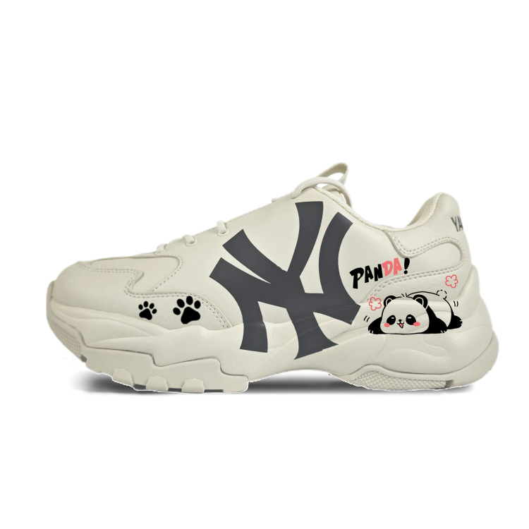 MLB Big Ball Chunky Low-Top Chunky Sneakers Unisex Ecru
