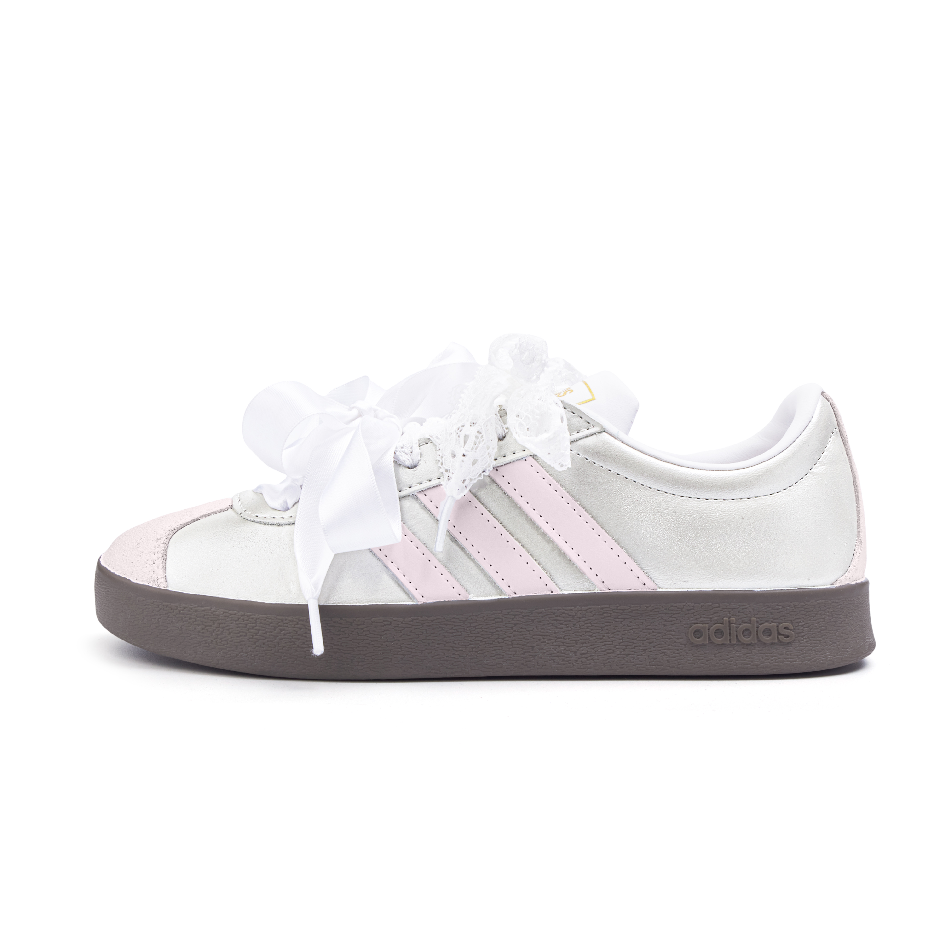 Adidas Neo VL Court 2.0 Low Top Skateboard Shoes Unisex Silver Pink купить в интернет-магазине Yoocart с быстрой доставкой по России.