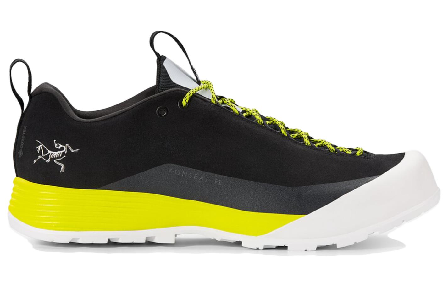 Arcteryx Konseal FL Cushioning, Slip Resistant, Lightweight Low top Outdoor Shoes Men's Black Yellow купить в интернет-магазине Yoocart с быстрой доставкой по России.