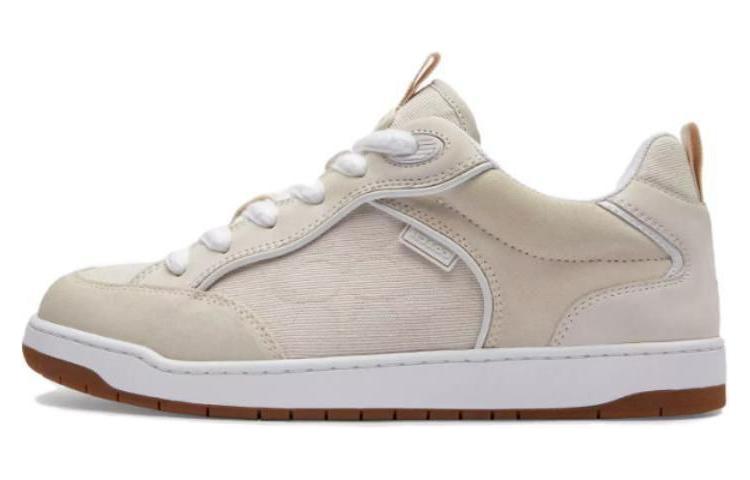 COACH Low-Top Skateboard Shoes Men's Beige