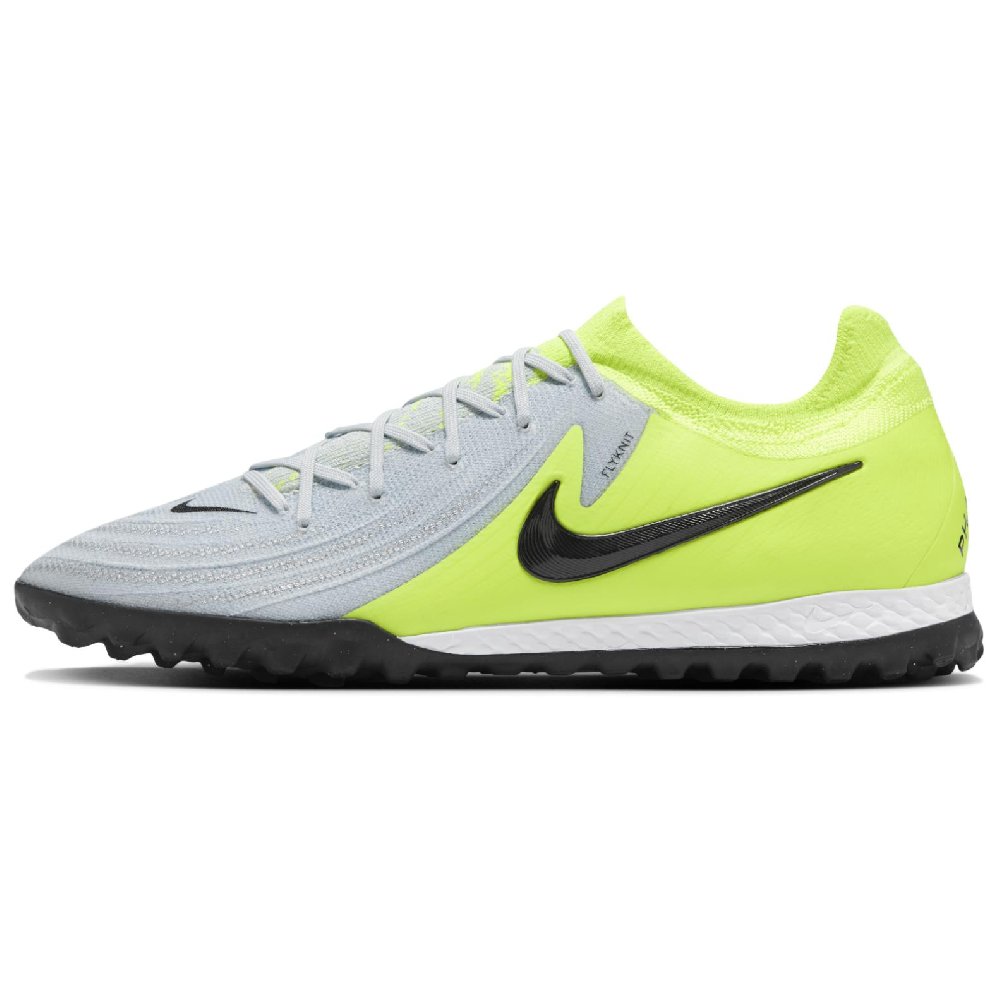 Nike Phantom GX 2 Pro Anti-Slip Wear-Resistant Soccer Shoes Unisex Yellow Gray