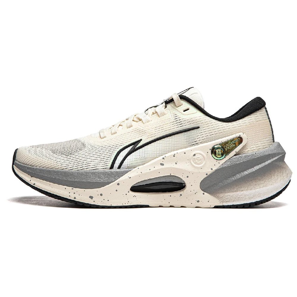 LINING Furious Rider 7.0 V2 Running Shoes Men Low-Top Beige Black