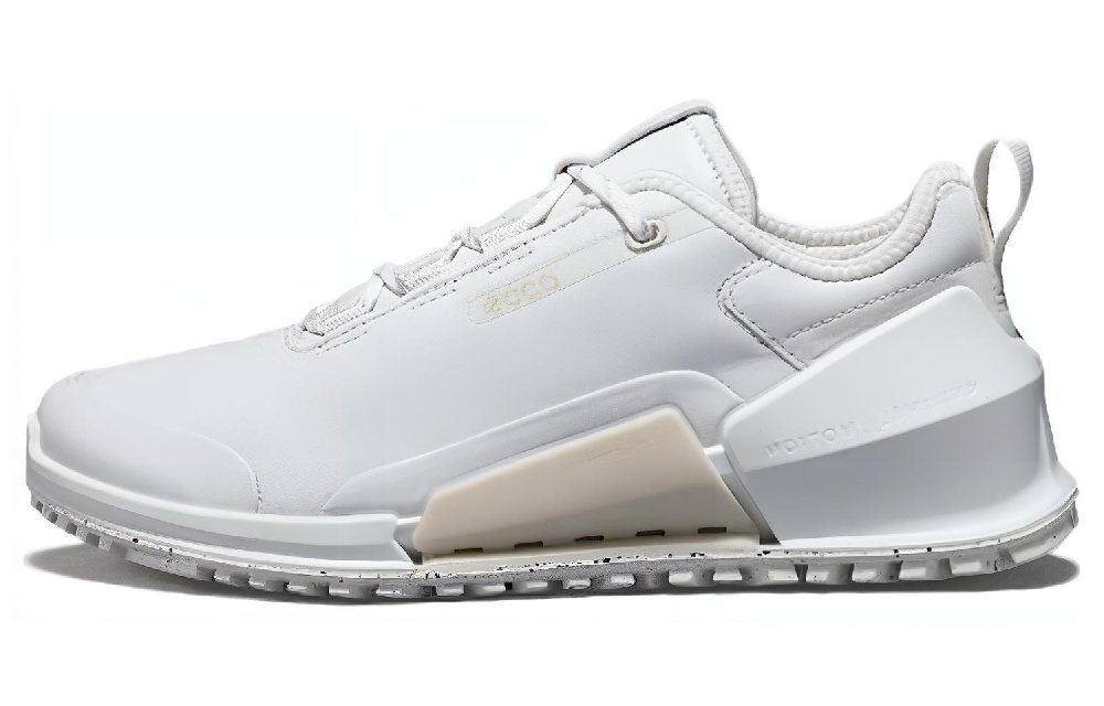 Ecco Abrasion Resistant Low Top Casual Shoes Women's White
