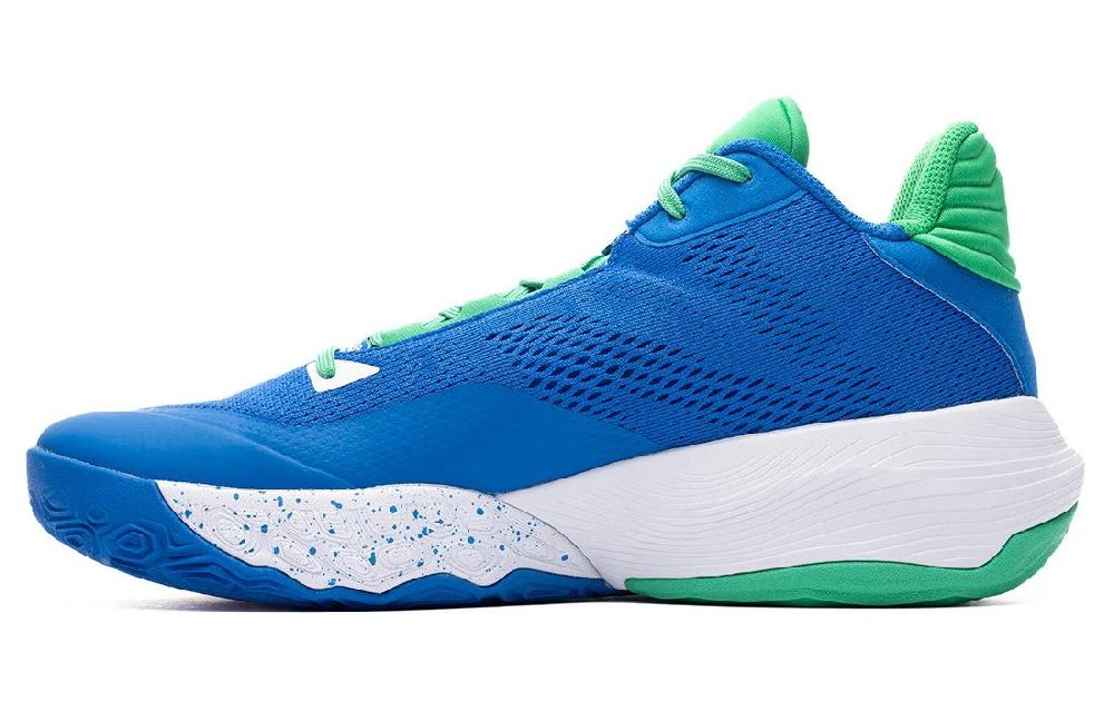 New Balance Two Wxy V4 Low Top Basketball Shoes Unisex Blue Green White