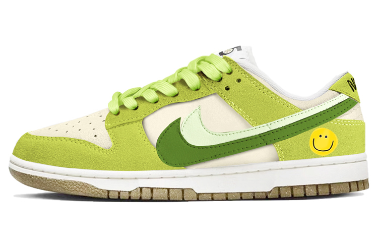 Nike Dunk Low SE Low-Top Skateboard Shoes Women's Beige Green