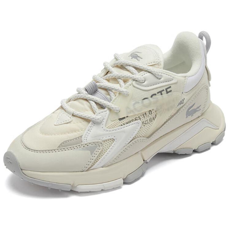 LACOSTE L003 Slip-Resistant Low-Top Casual Shoes Women's Beige купить в интернет-магазине Yoocart с быстрой доставкой по России.