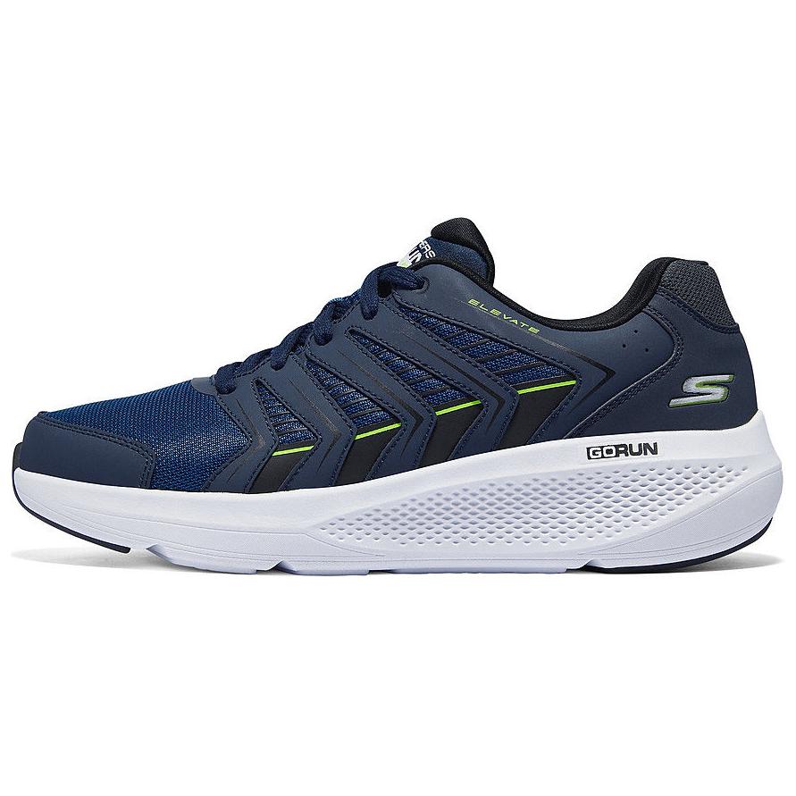 Skechers GO RUN Elevate Durable Breathable Low-Top Casual Running Shoes Men's Dark Blue