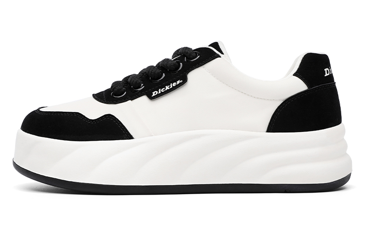 Dickies Skateboard Shoes Women's Low-Top Beige Black