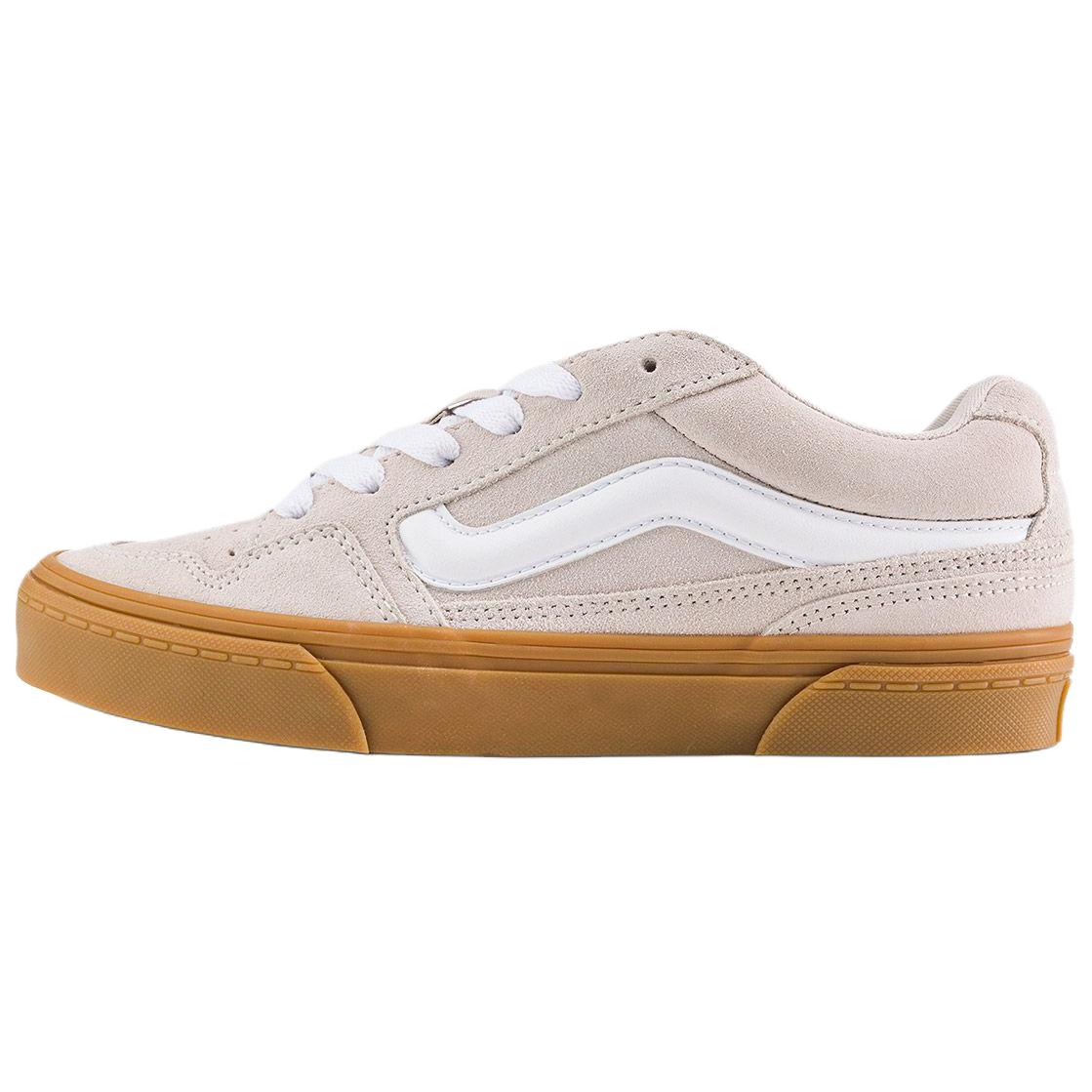Vans Caldrone Low top Skateboard Shoes Women's Light Pink White