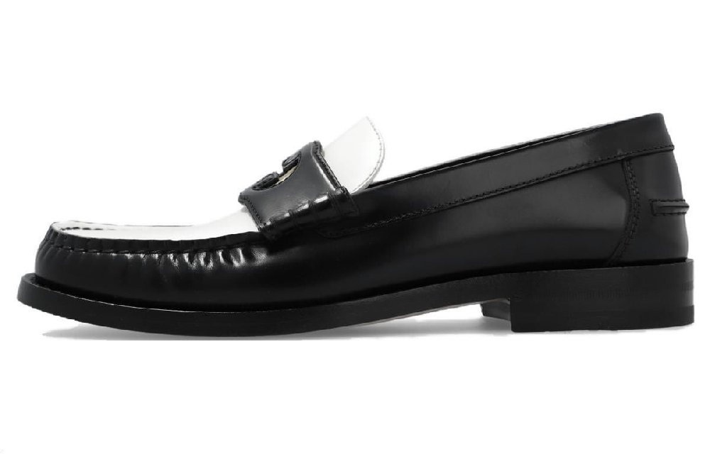 GUCCI Women's Loafer 'Interlocking G Cut Out   Black White' Women's