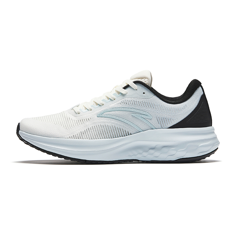 Anta LingFeng Cushioned Wear-Resistant Breathable Low-Top Casual Running Shoes Men's White Blue