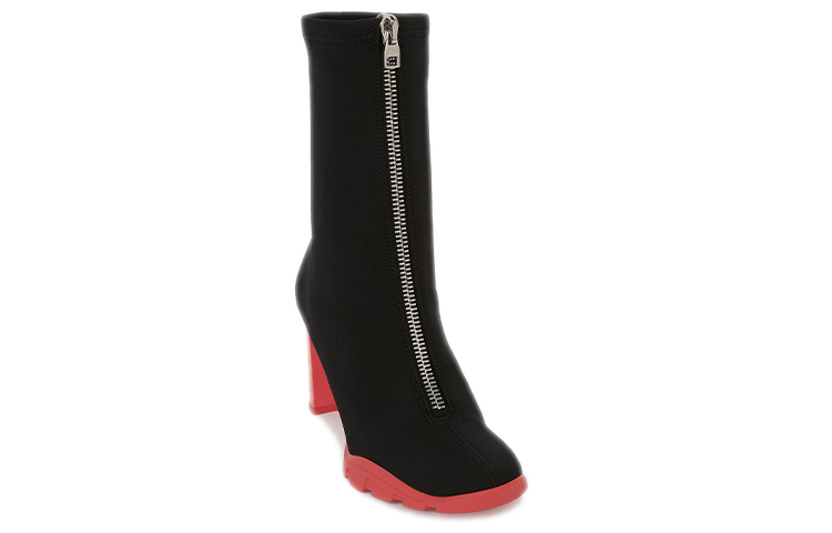 Alexander McQueen Scuba Front Zipped Boots Women's