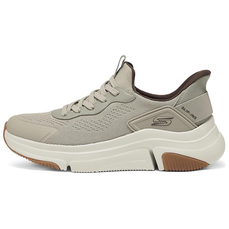 Skechers Bob's Low Top Casual Shoes Men's Taupe