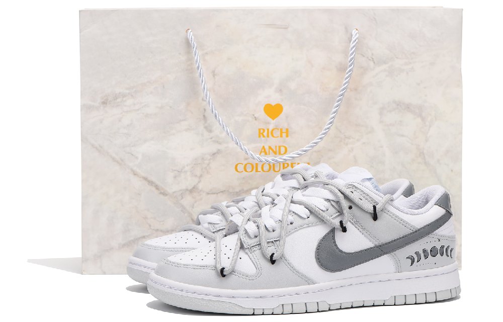 Nike Dunk Skateboard Shoes Men Low-Top Gray
