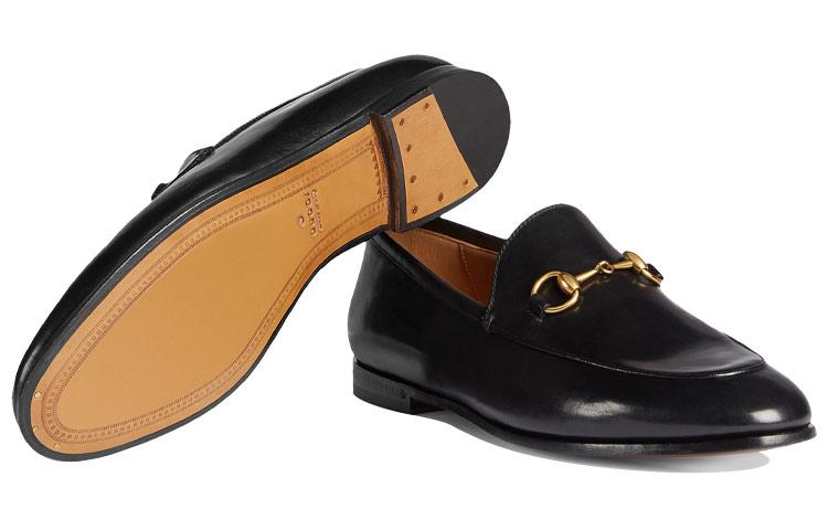 GUCCI Jordaan Loafer Black Leather купить в интернет-магазине Yoocart с быстрой доставкой по России.