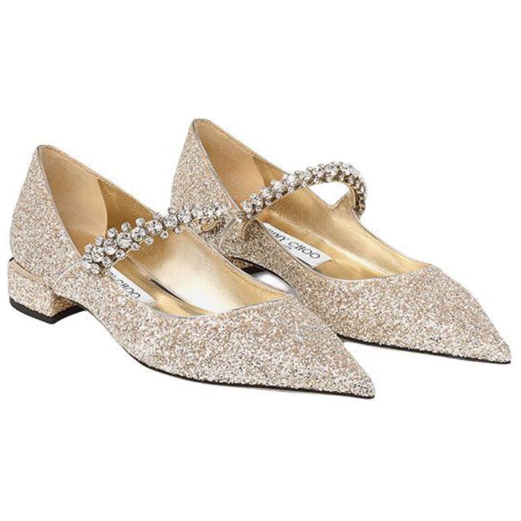 Jimmy Choo Bing Casual Single Shoes Women's Sand