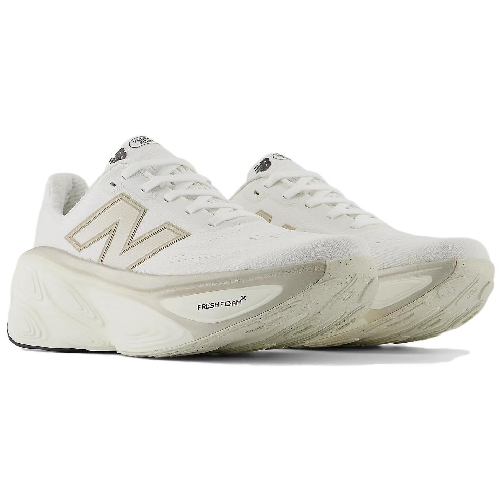 New Balance Fresh Foam X More V5 White Sea Salt Light Gold Metallic Women's
