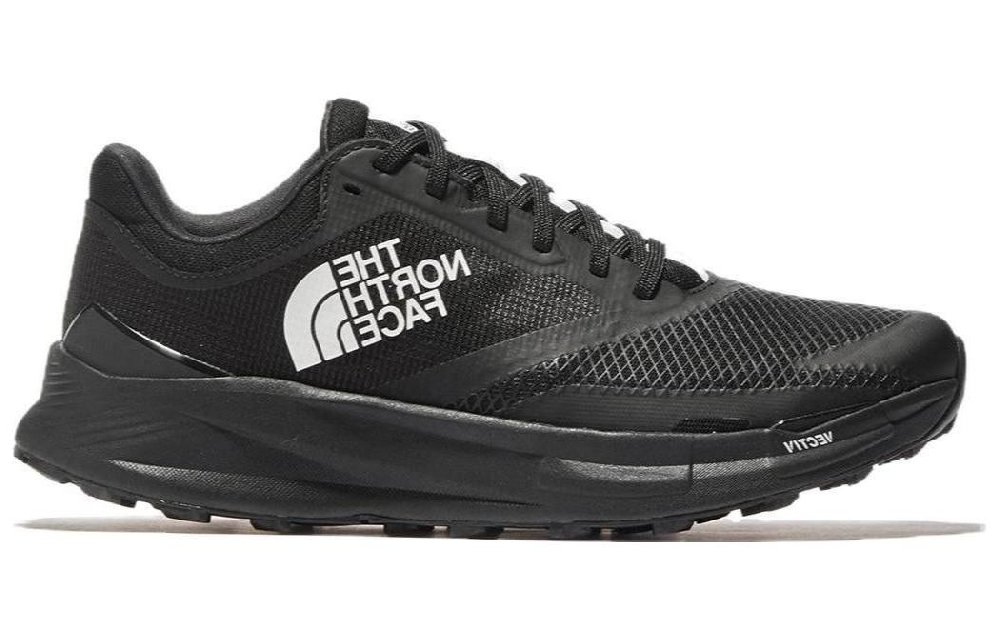 THE NORTH FACE Vective Enduris 3 Cushioning, Wear Resistant Low Top Casual Running Shoes Men's Black White