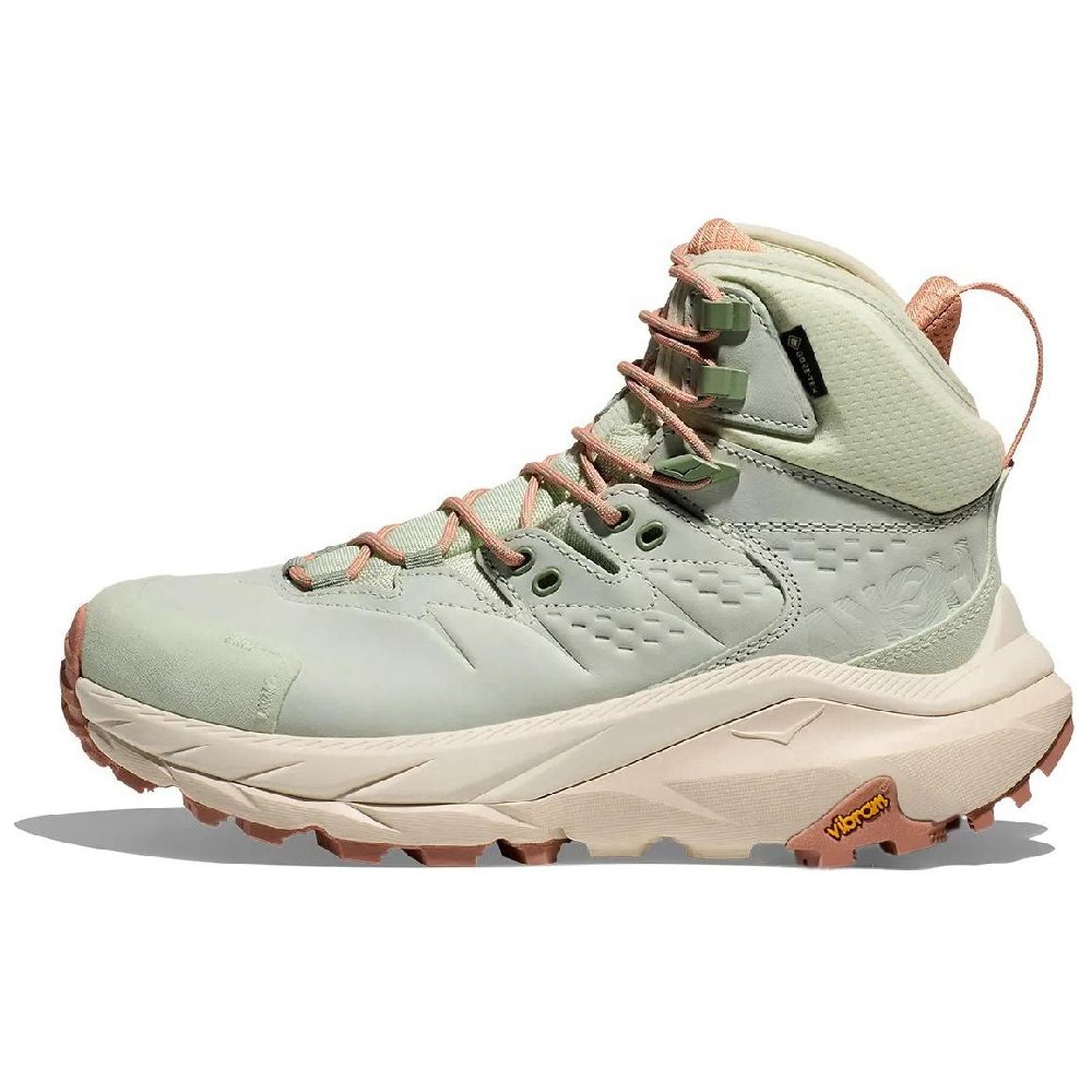 HOKA ONE ONE Kaha 2 Anti Slip Wear Resistant High Top Hiking Shoes Unisex Mint Green