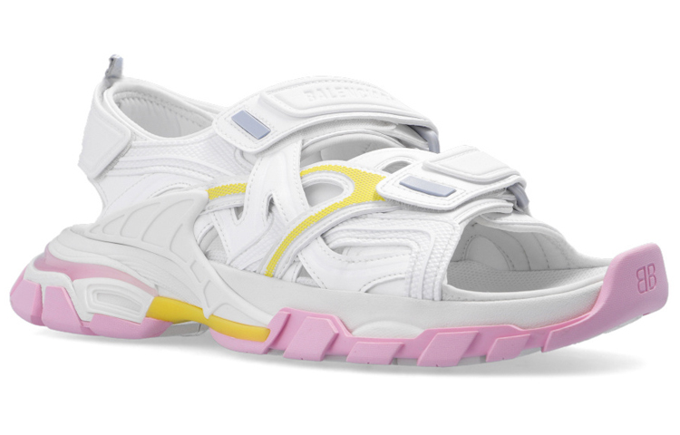 Balenciaga Track Sandals 'Yellow Pink Blu' Women's