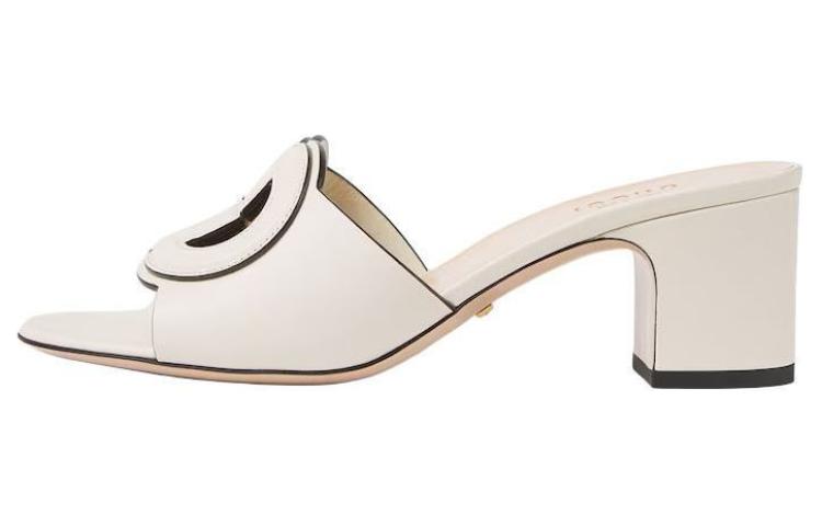 GUCCI Slide Slippers Women's White