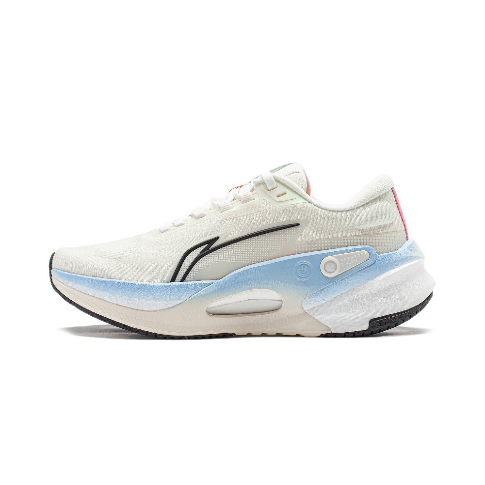 LiNing Furious Rider 7.0 V2 Cushioning Rebound Wear-Resistant Slip-Resistant Low-Top Running Shoes Women's Beige Black