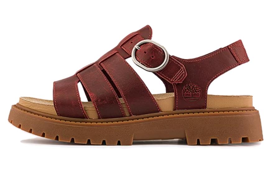 Timberland Logo-debossed Leather Sandals