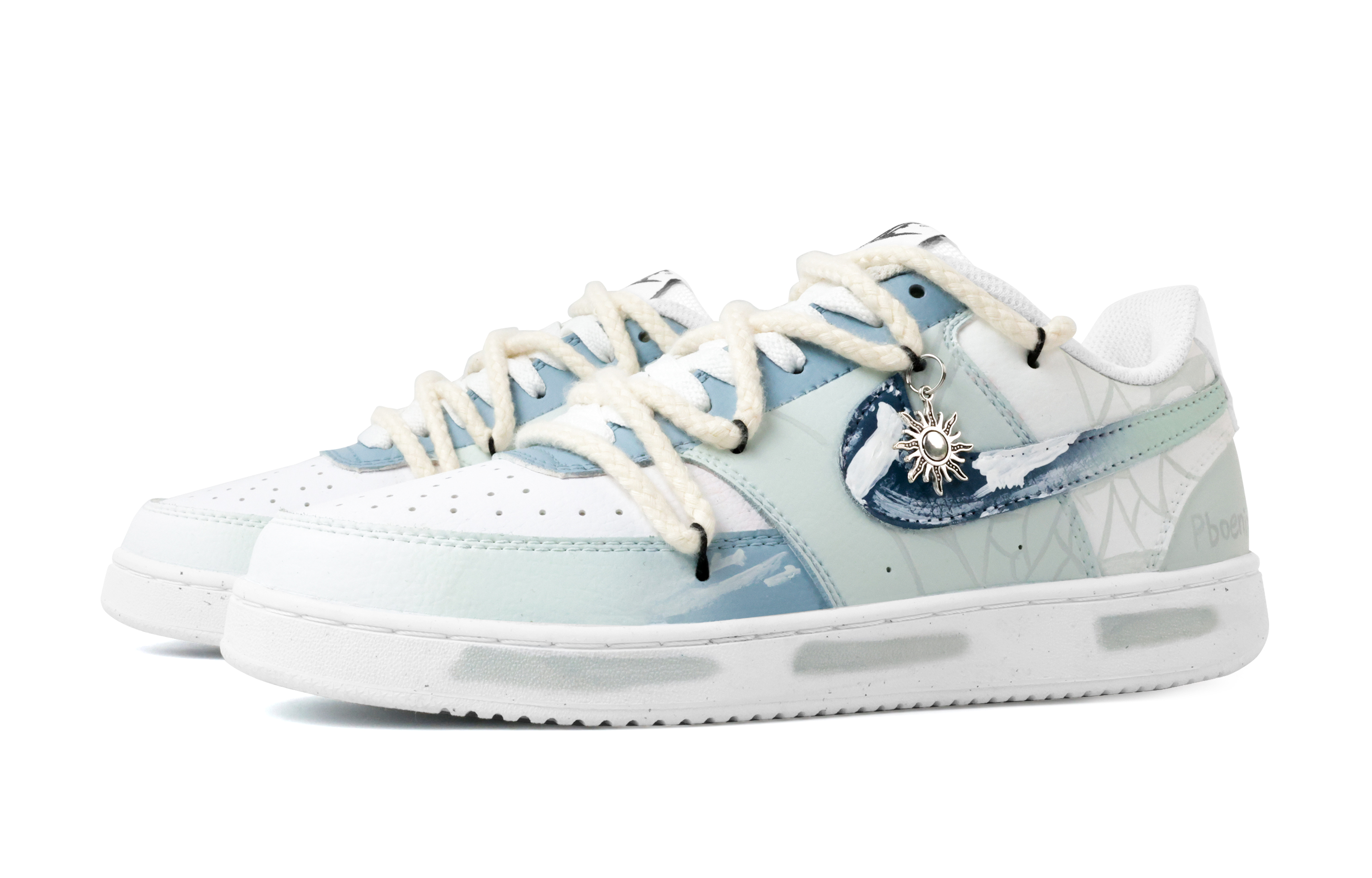 Nike Court Vision 1 The Utmost Of Jishui Anti Slip Wear Resistant Low Top Skateboard Shoes Men's White Green купить в интернет-магазине Yoocart с быстрой доставкой по России.