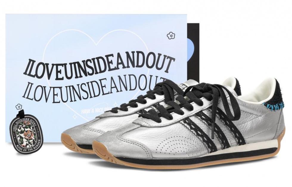 Adidas Originals COUNTRY OG Casual Shoes Unisex Low-Top Black/Silver