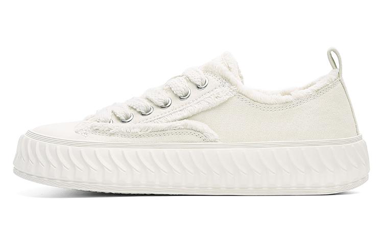 Dickies Canvas Shoes Women's Low-Top Beige