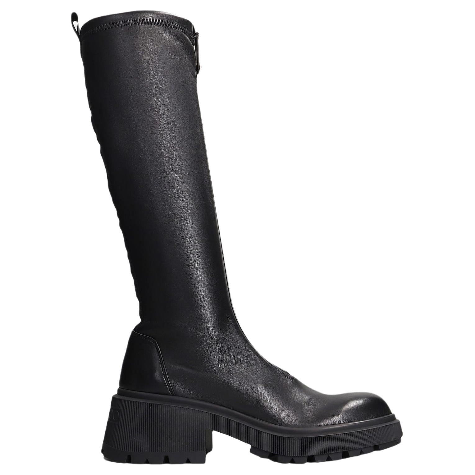 Jimmy Choo Lune Knee high Boots 5cm Women's Black