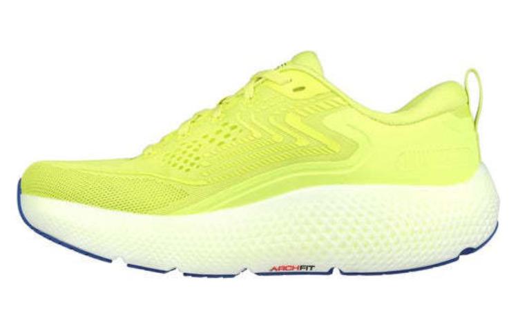 Skechers Go Run Max Road 6 Durable Breathable Low-Top Casual Running Shoes Men's Yellow
